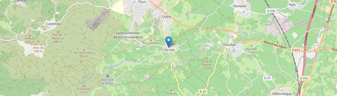 Terrats - Carte