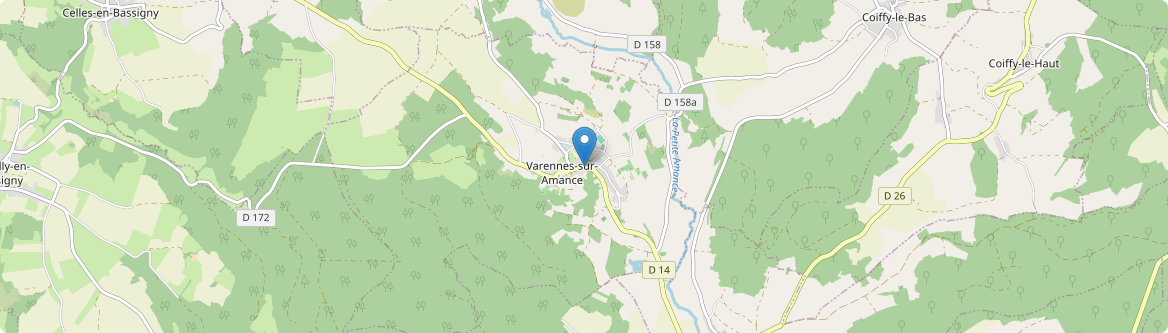 Varennes-sur-Amance - Carte