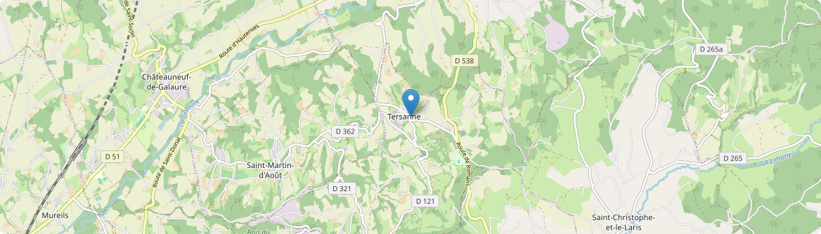 Tersanne - Carte