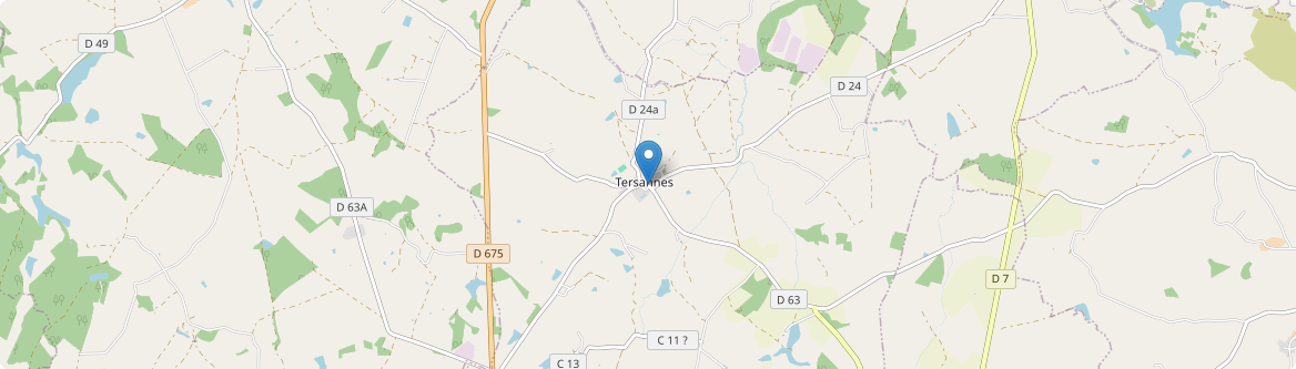 Tersannes - Carte