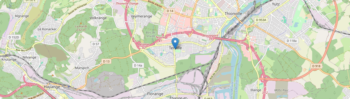 Terville - Carte