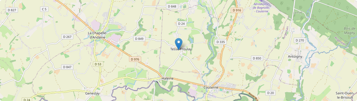 Tessé-Froulay - Carte