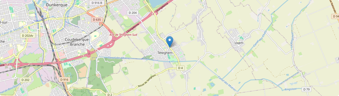 Téteghem-Coudekerque-Village - Carte