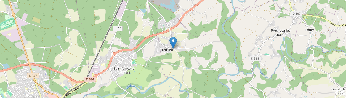 Téthieu - Carte
