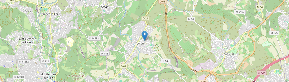 Teyran - Carte