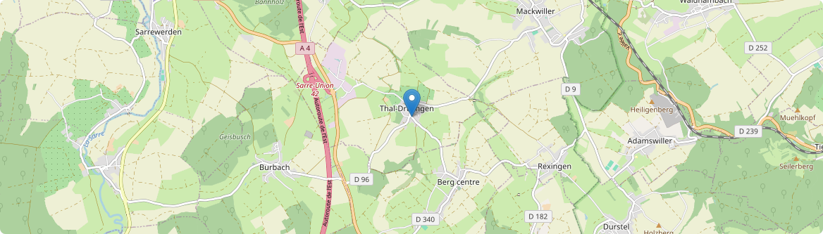 Thal-Drulingen - Carte