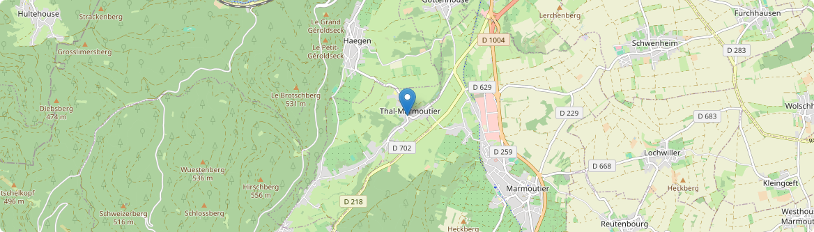 Thal-Marmoutier - Carte