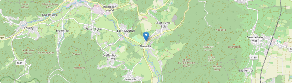 Thanvillé - Carte