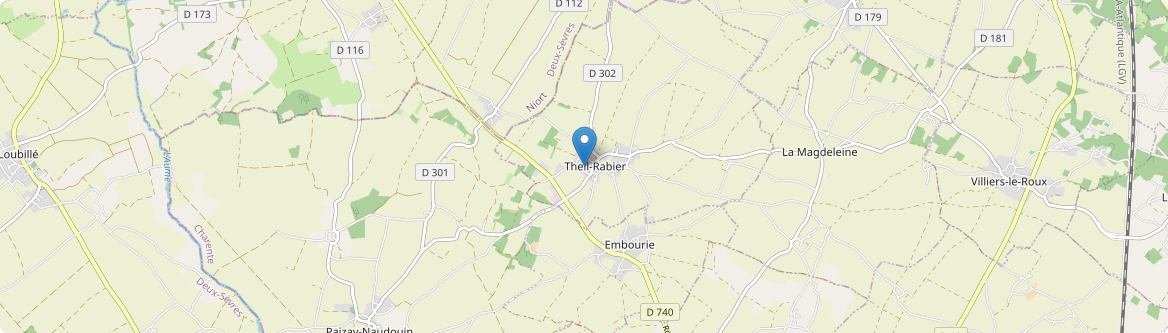Theil-Rabier - Carte