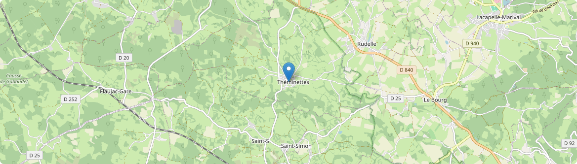 Théminettes - Carte