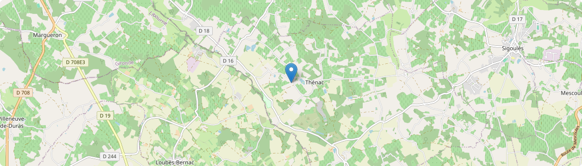 Thénac - Carte