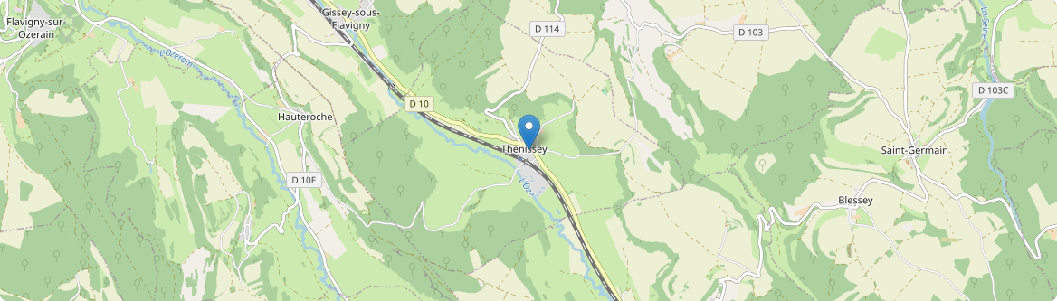 Thenissey - Carte