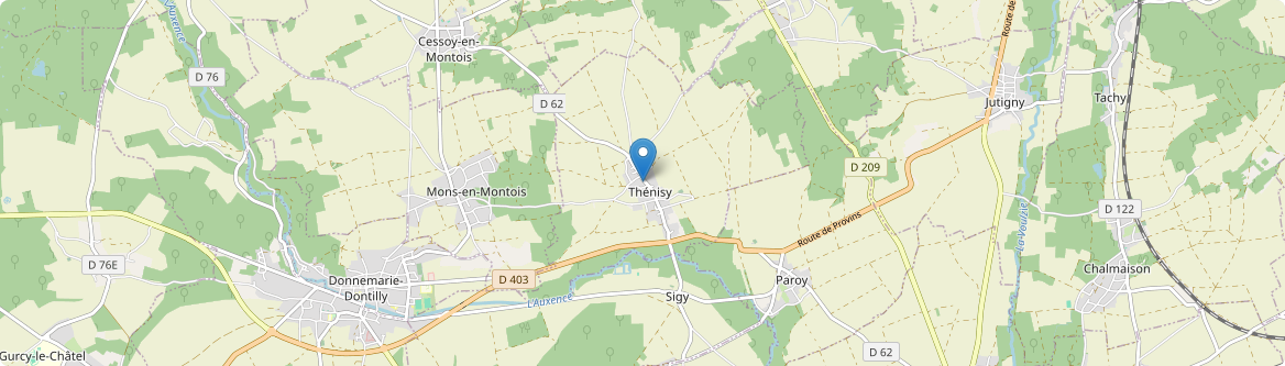 Thénisy - Carte