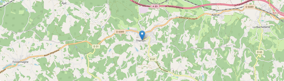 Thenon - Carte