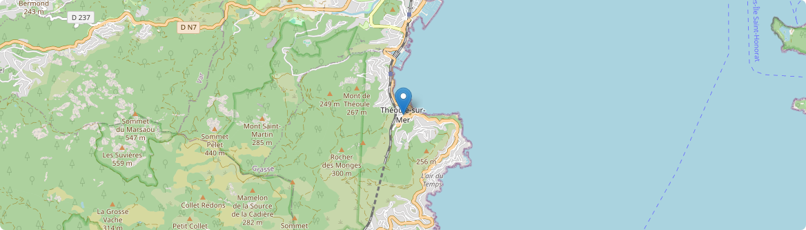 Théoule-sur-Mer - Carte