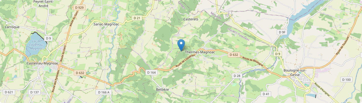 Thermes-Magnoac - Carte