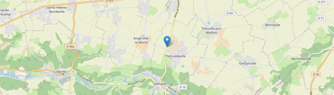 Thérouldeville - Carte