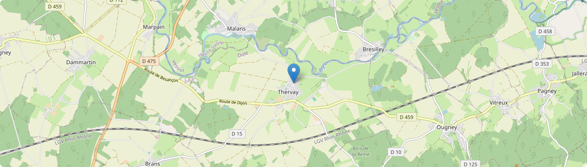 Thervay - Carte