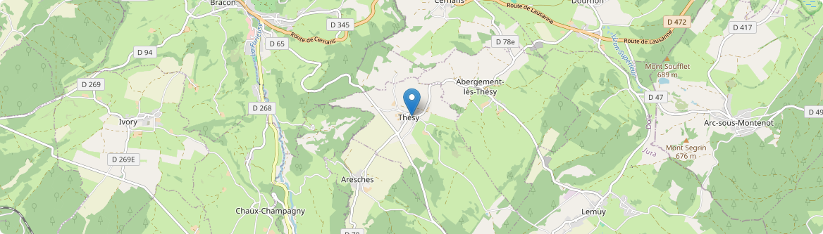 Thésy - Carte
