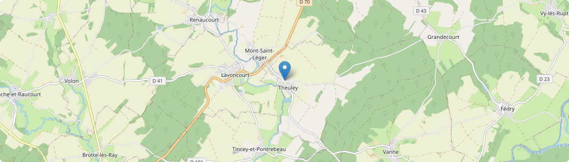 Theuley - Carte