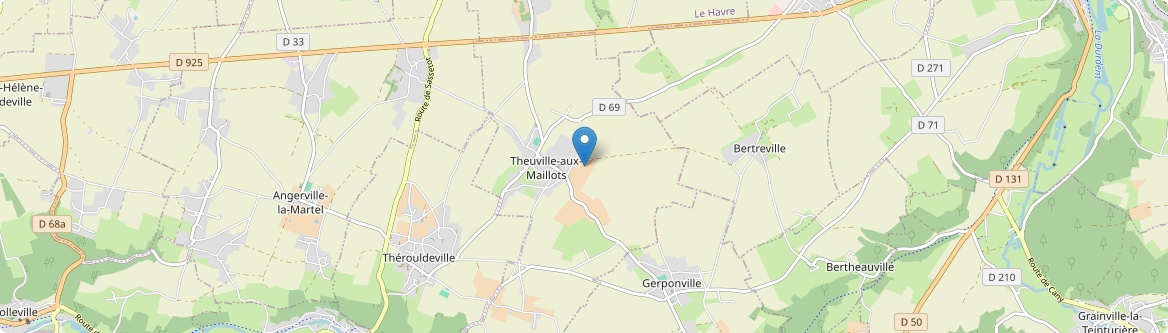 Theuville-aux-Maillots - Carte
