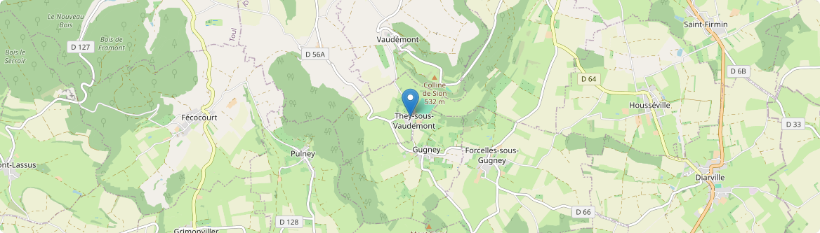 They-sous-Vaudemont - Carte