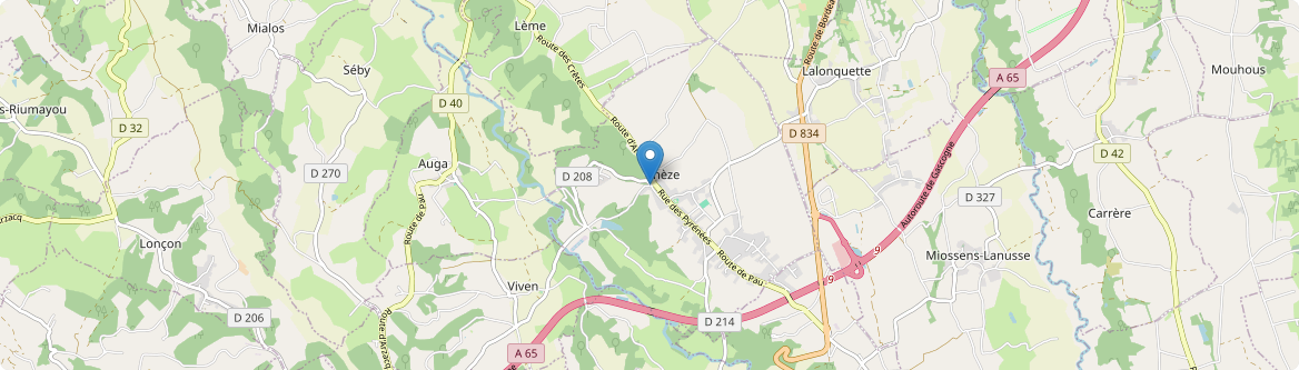 Thèze - Carte