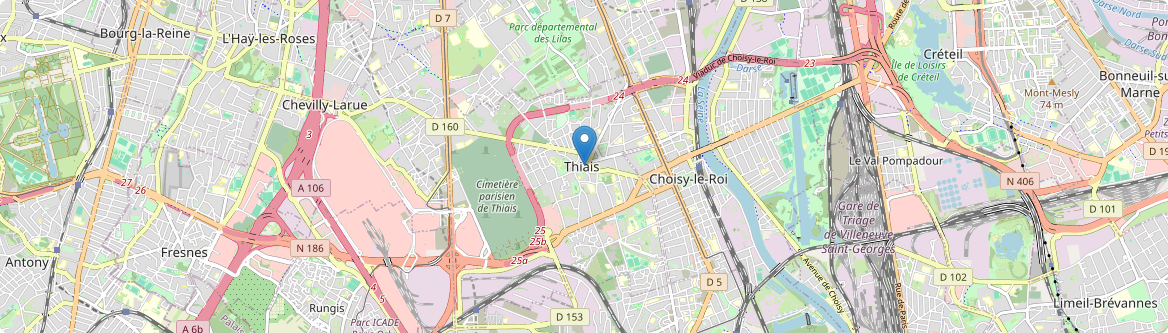 Thiais - Carte