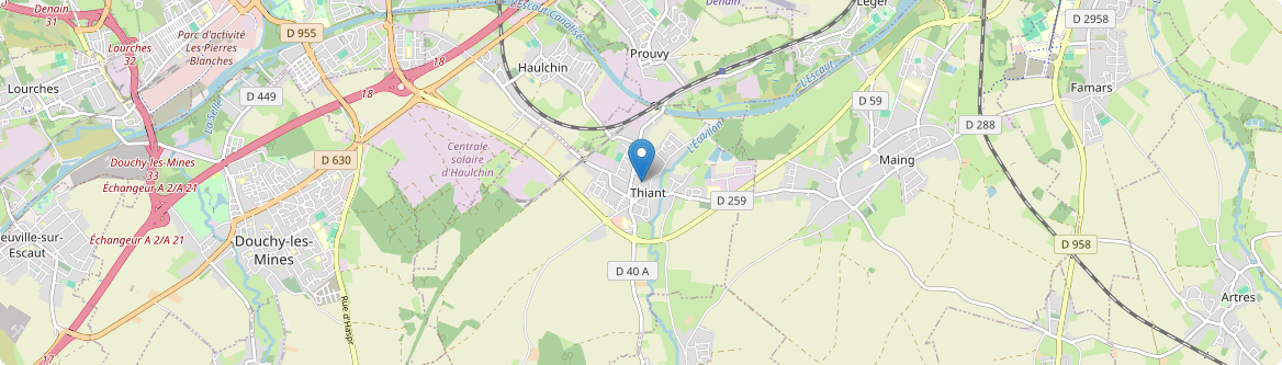 Thiant - Carte