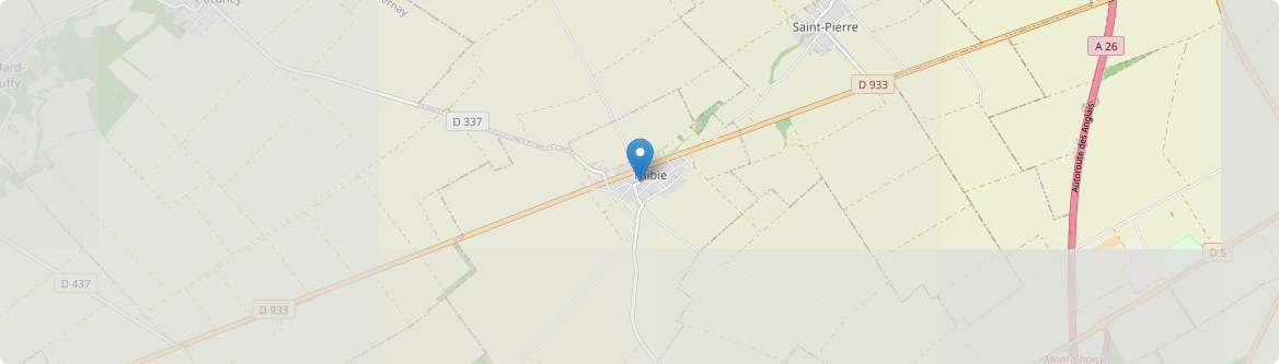 Thibie - Carte