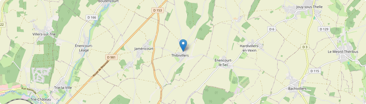 Thibivillers - Carte