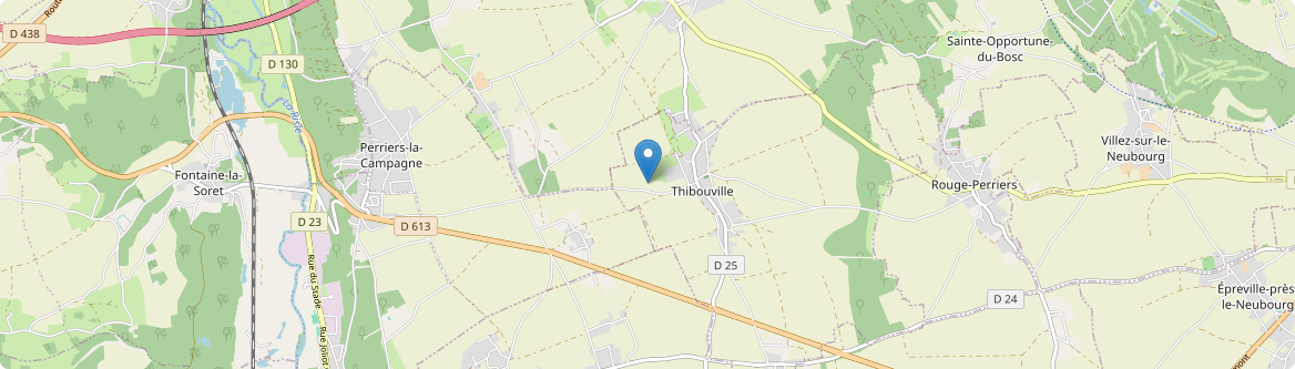 Thibouville - Carte
