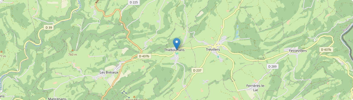 Thiébouhans - Carte