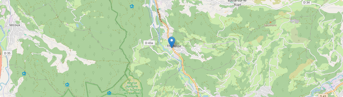 Thiéfosse - Carte