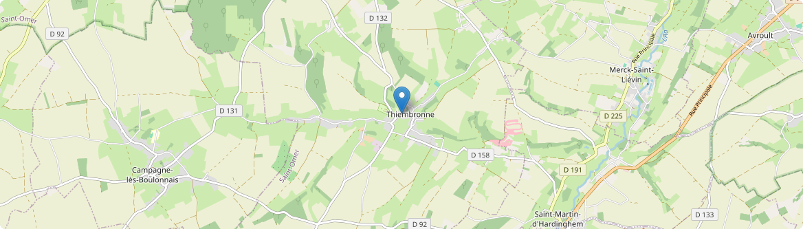 Thiembronne - Carte