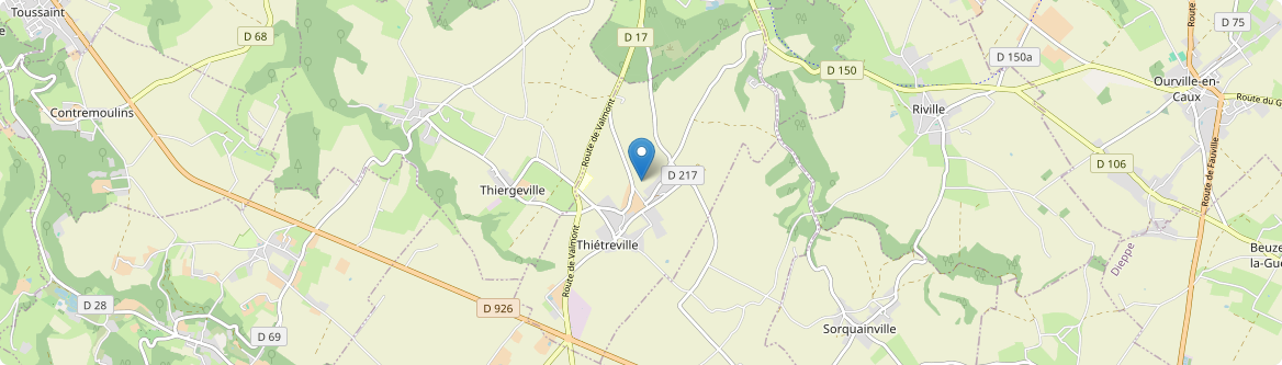Thiergeville - Carte