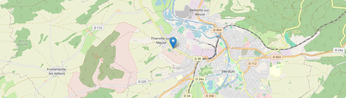 Thierville-sur-Meuse - Carte