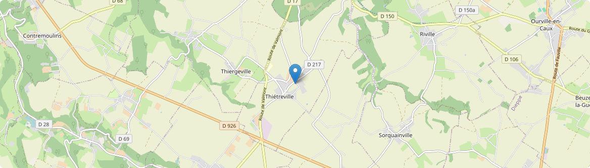 Thiétreville - Carte
