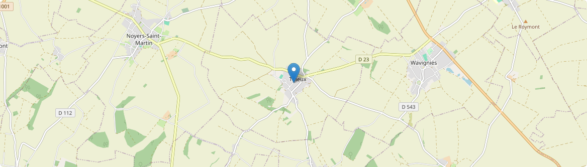 Thieux - Carte
