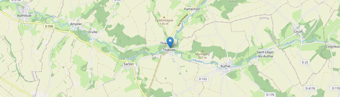 Thièvres - Carte