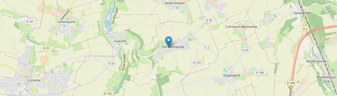 Thil-Manneville - Carte