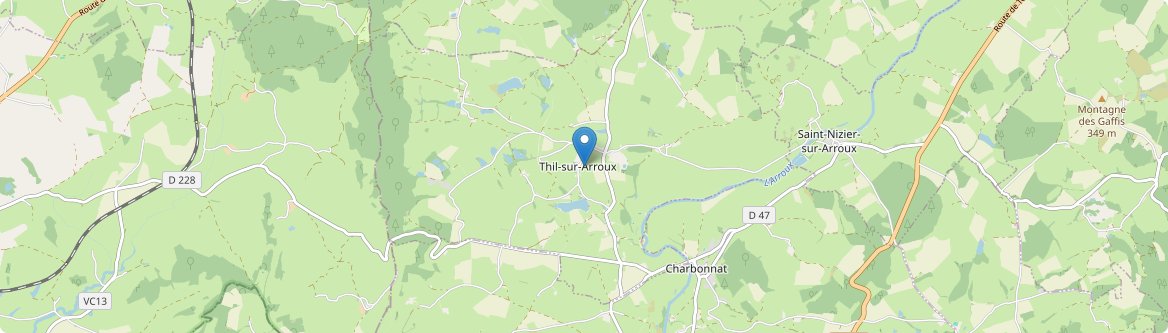Thil-sur-Arroux - Carte