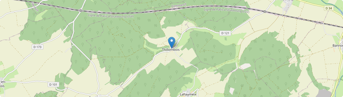 Thillombois - Carte