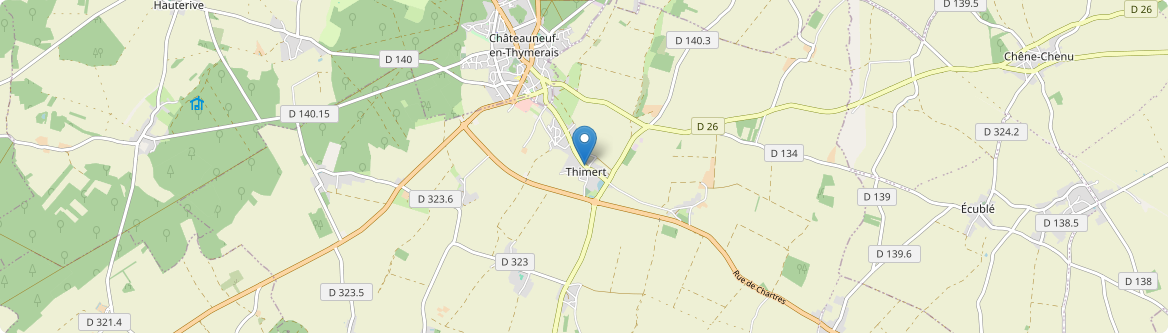 Thimert-Gâtelles - Carte