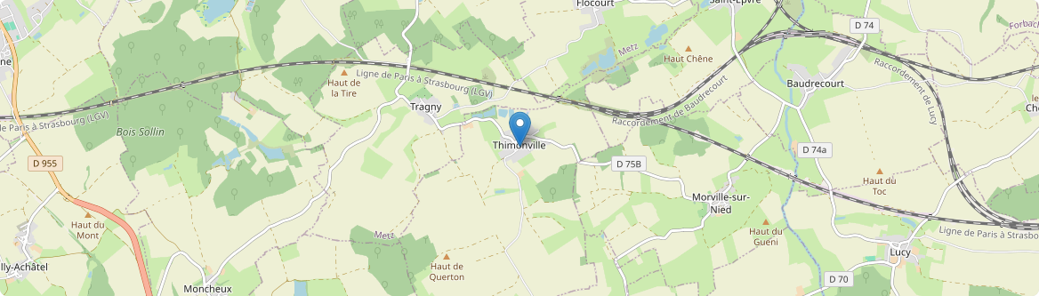 Thimonville - Carte