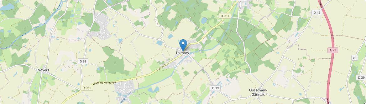 Thimory - Carte