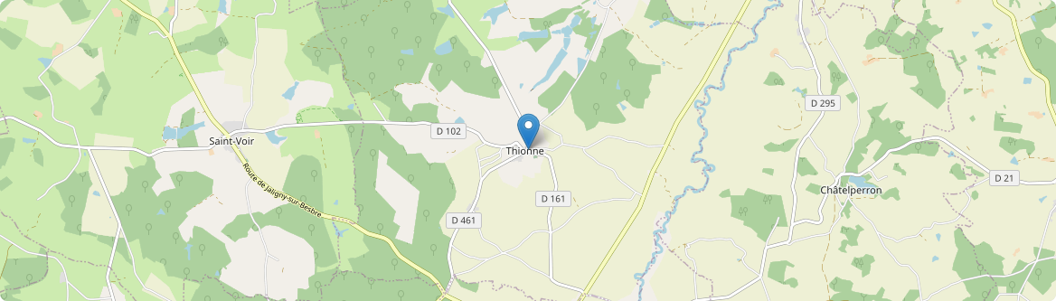 Thionne - Carte