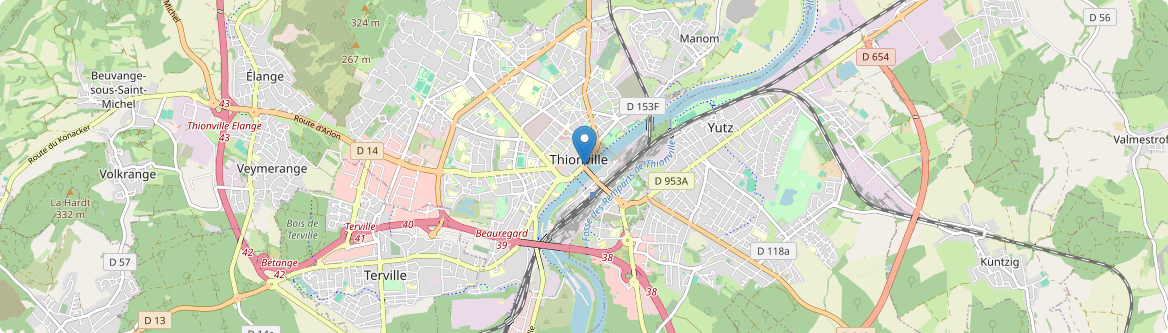 Thionville - Carte