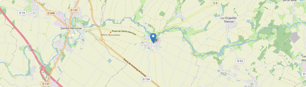 Thiré - Carte