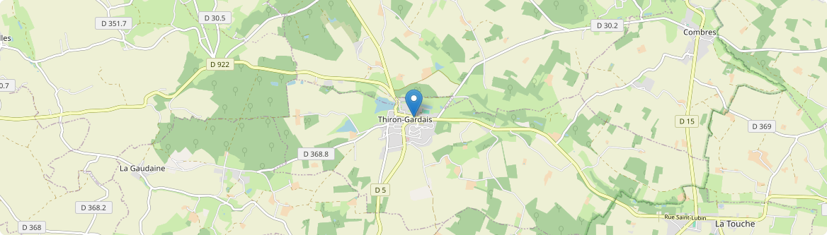 Thiron-Gardais - Carte